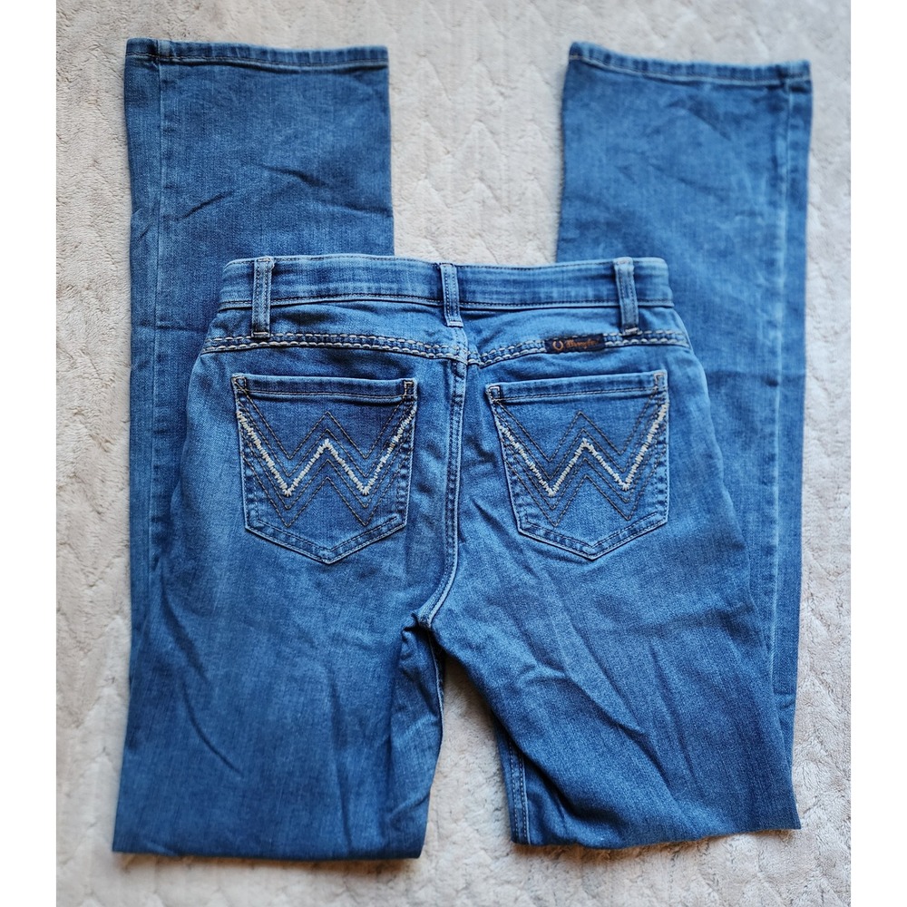 Wrangler Shiloh Ultimate Womens Riding Jeans Medium Wash Bootcut 29x34